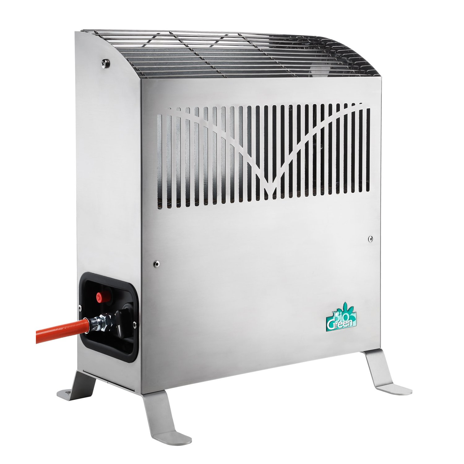 Bio Green Gas-Gewächshaus-Heizung Frosty | 4500 Watt | Frostschutz-Funktion, Nullabschaltung und Sauerstoffmangel-Sicherung | Boden- und Wandmontage
