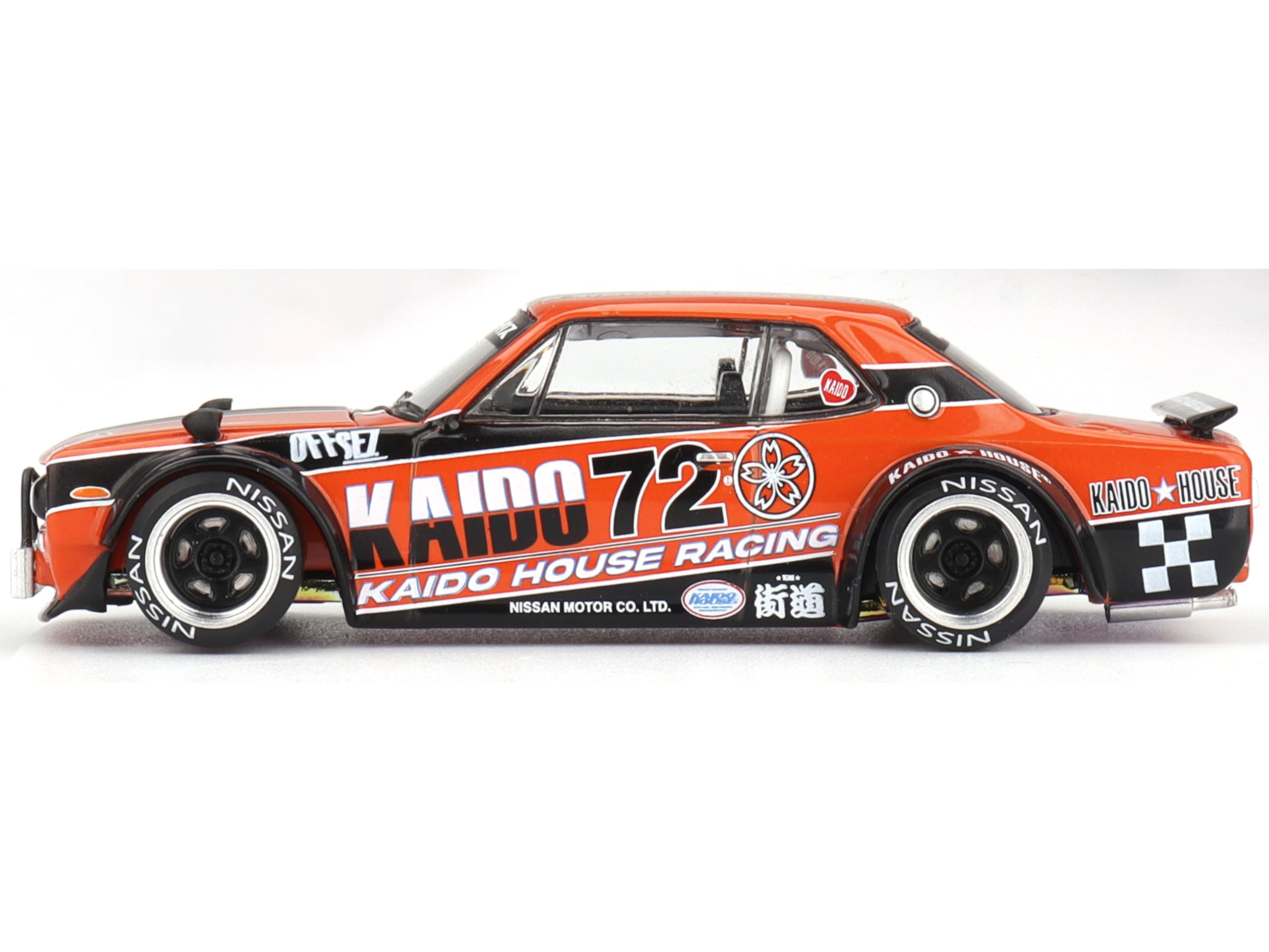 NISSAN SKYLINE GT-R (KPGC10) N 72 KAIDO HOUSE RACING V1 1969 RED