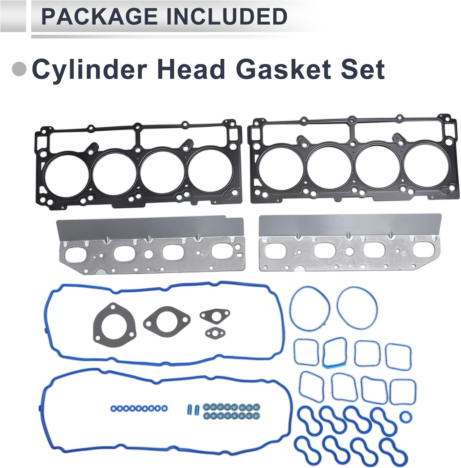 Cylinder Head Gasket Set for CHRYSLER 300 5.7L 2009-2012 Engine Intake Exhaust Valve Cover Gaskets No.HS26423PT/TCS46169 1 Set