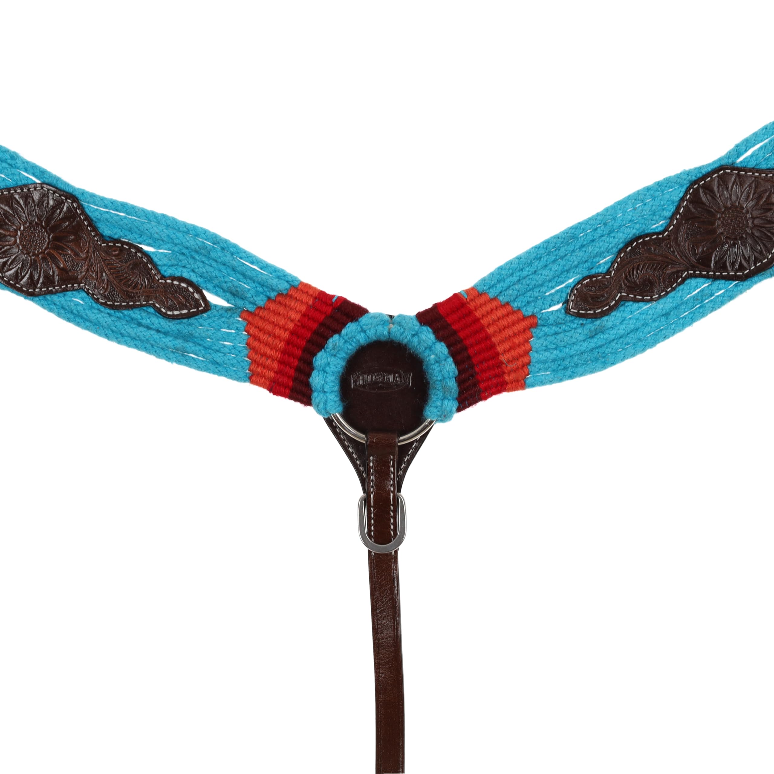 Showman Blooming Blue Mohair Breast Collar