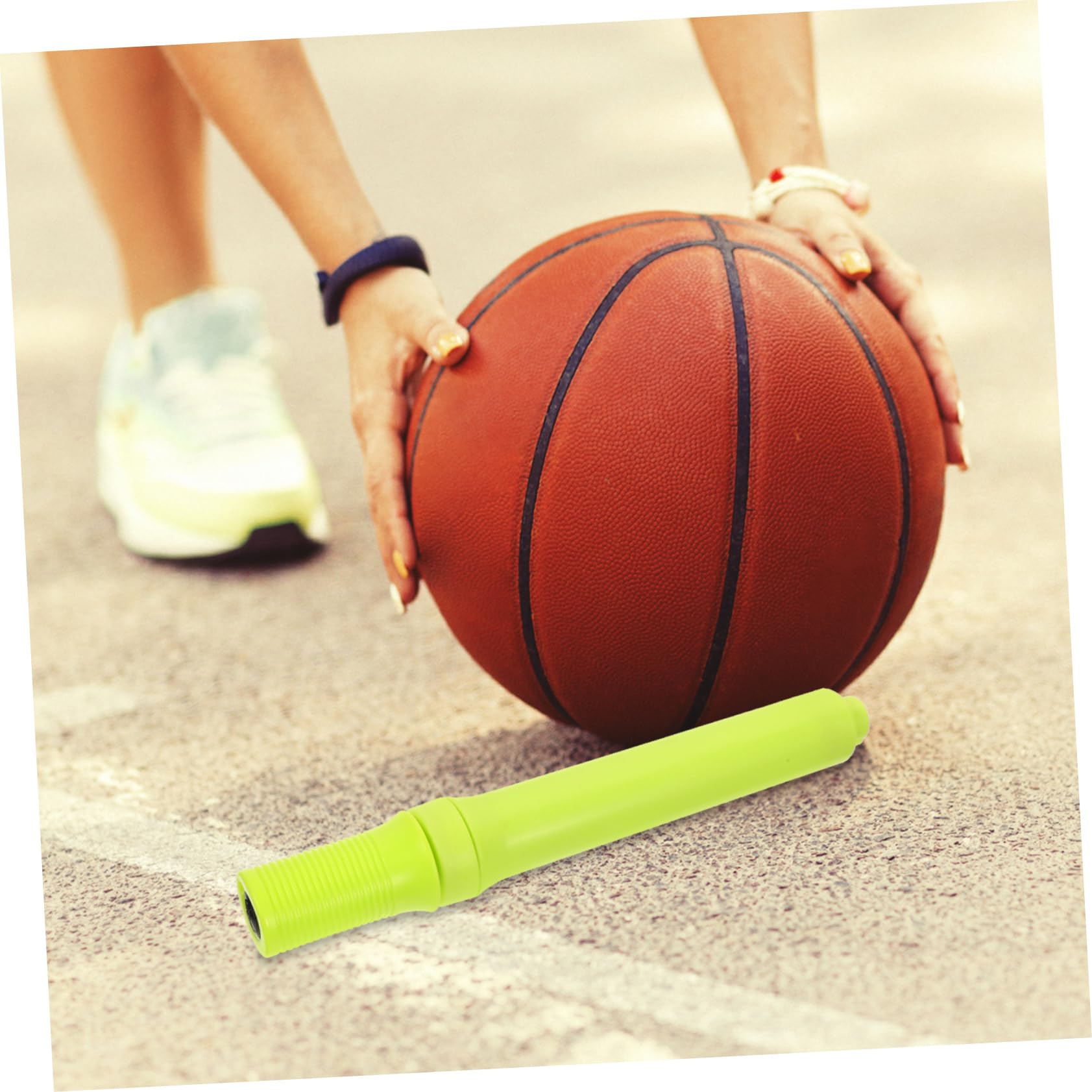 Pompa Per Palloni Portatile Dotoen | Gonfiatore A Due Vie Per Calcio, Pallavolo, Biciclette E Gonfiabili - Foto 7