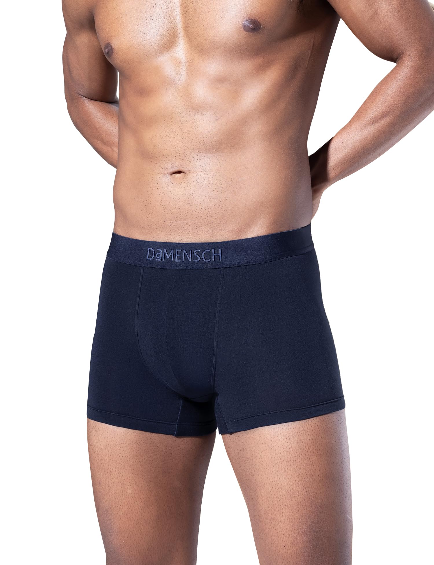 damensch Regular Fit Solid Trunks for Men| Micromodal, Stretchy Fabric, Anti-Bacterial and Microfibre Waistband-picture-14