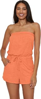 BECCA Women's Beach Date Romper, Casual, Pull On, Beach Cover Ups for Women