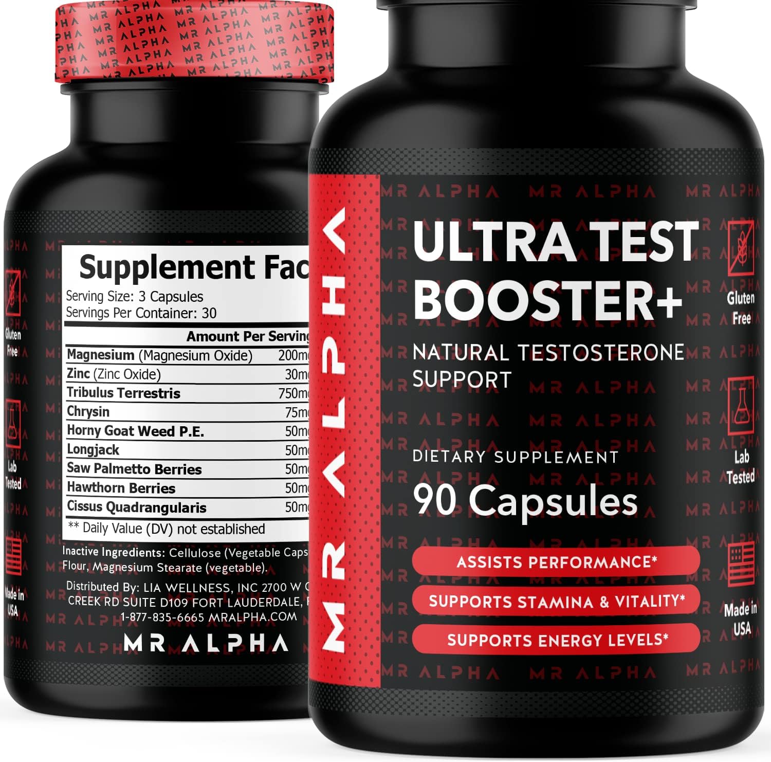 MR ALPHA Ultra Male Testosterone Booster for Men Stamina