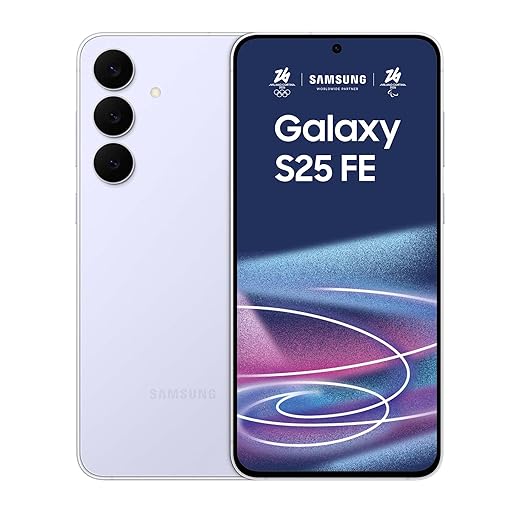 Samsung Galaxy S25 FE Smartphone AI, 3 anni di Garanzia del produttore, Display Dynamic AMOLED 2X 6.7'', Fotocamera 50MP, IP68, 8GB RAM, 256GB, Batteria a lunga durata, Icyblue [Versione Italiana]
