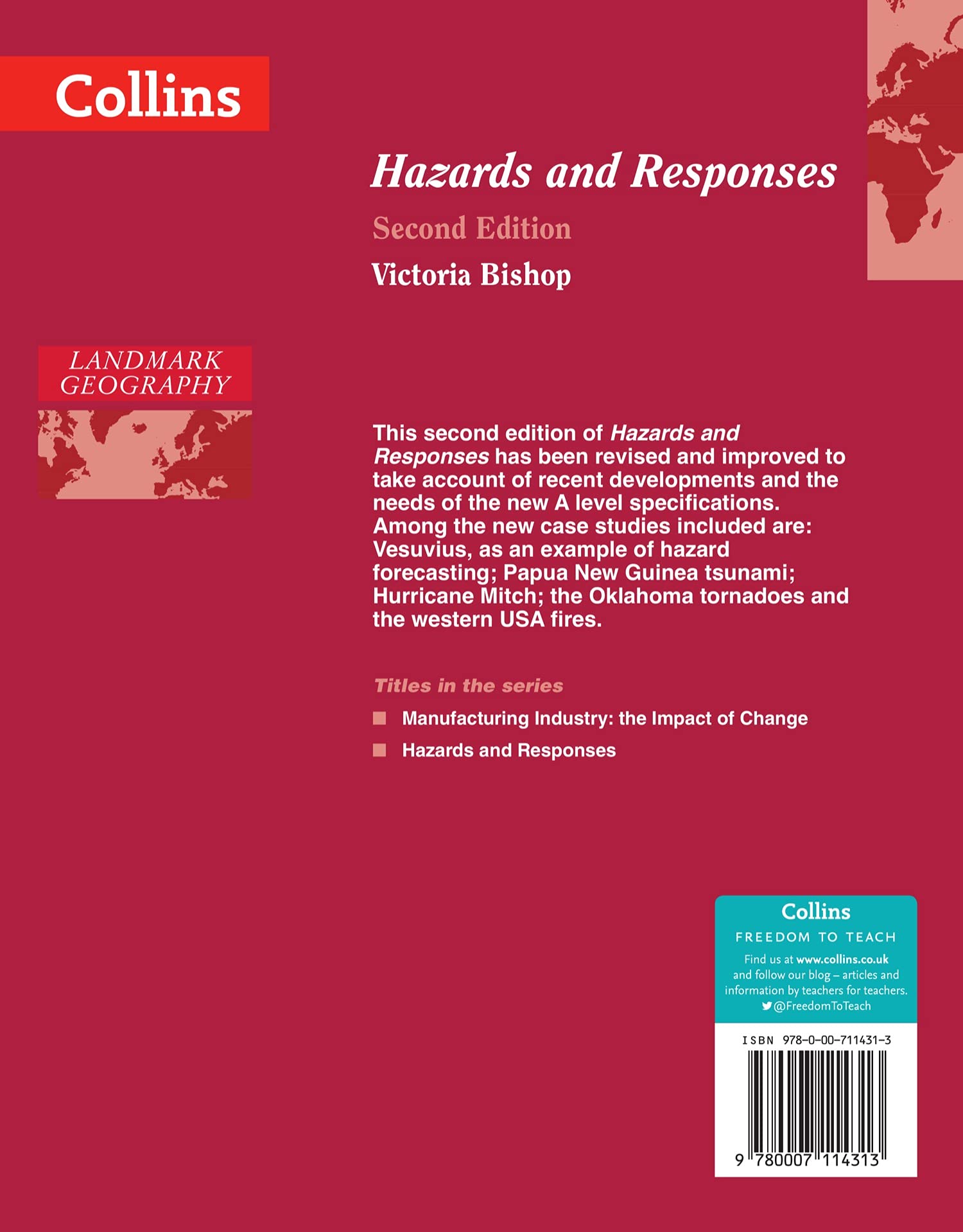Landmark Geography Hazards and Responses: Part of this trusted Collins A Level Geography Series for complete coverage of this topic for the A Level specification