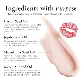 Sara Happ The Lip Slip Luxe Balm Lip Treatment - Deeply Nourish, Moisturize with Vitamins A and E, Regenerate Lips with Jojoba Seed, Macadamia & Sweet Almond Oil (0.35 Oz)