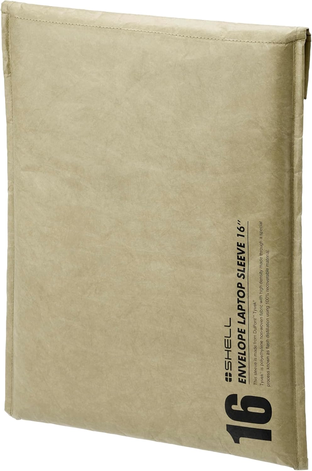 HAKUBA PC Sleeve Plus Shell Envelope Laptop Sleeve Compatible with 16 Inches Olive 4977187214987 Uses Tyvek(R) New Material That Has A Paper Texture But Strong and Durable, Lightweight and Water
