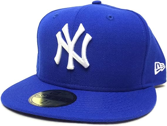 Amazon Co Jp ニューエラ New Era キャップ Ny ニューヨーク ヤンキース 青 白 ブルー ホワイト 7 3 8 58 7cm 59fifty スポーツ アウトドア