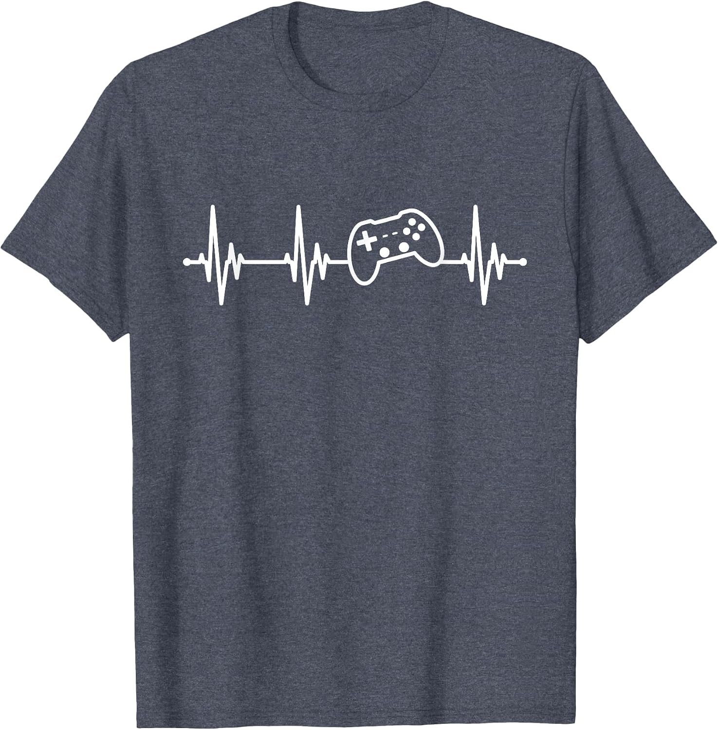 Heartbeat Gaming Controller Gamepad Gamer T-Shirt image 4