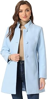 Blue Dress Coats for Women