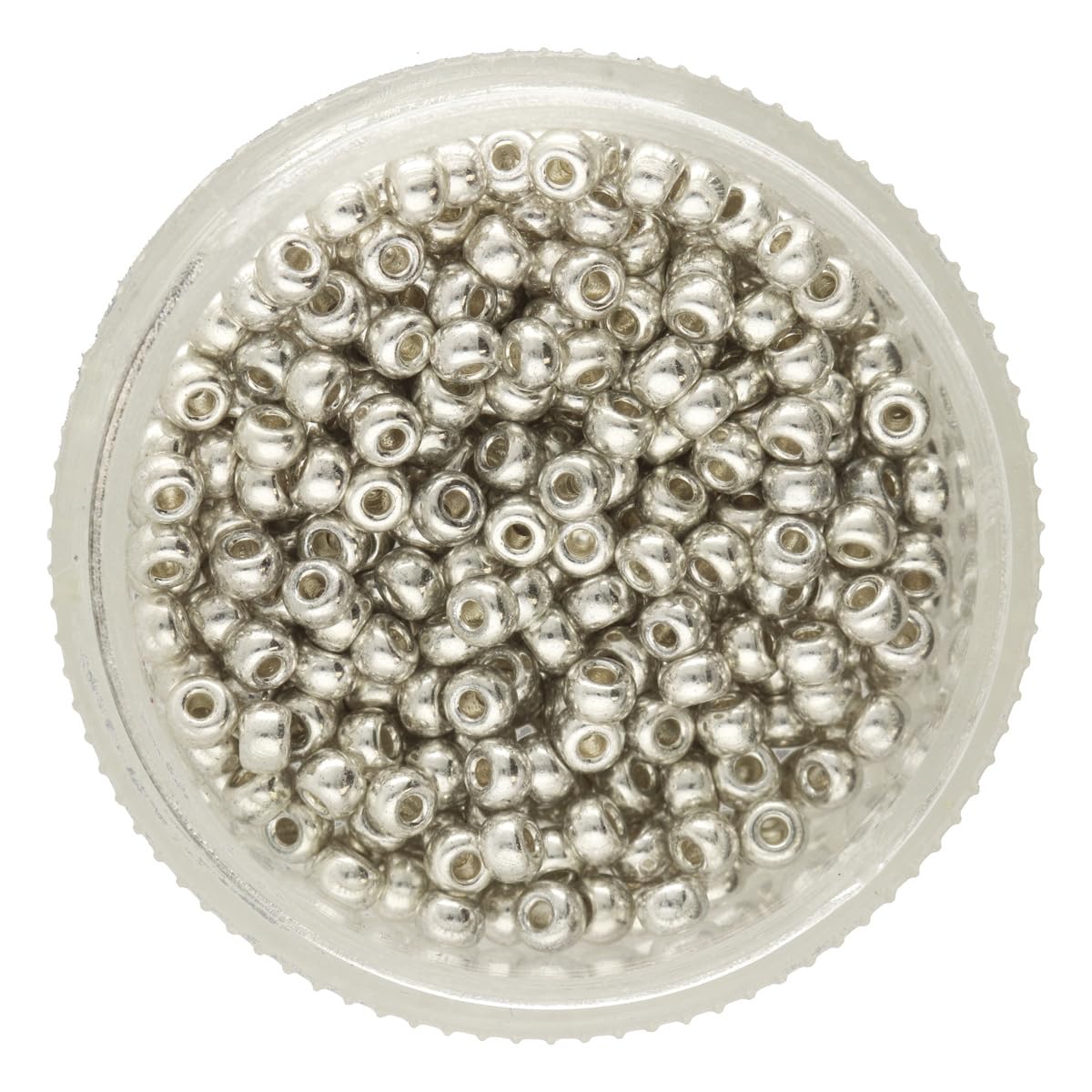 Miyuki Round Seed Bead Size 8/0 22g-tube Galvanised Silver