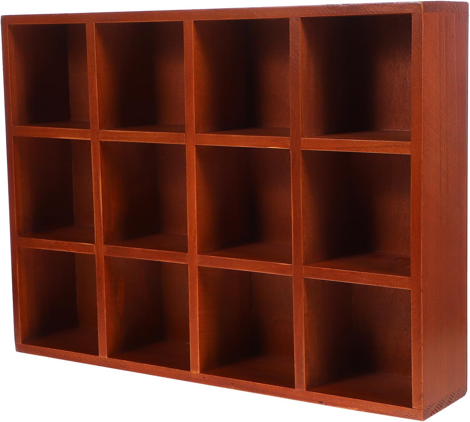 VOSAREA Fashionable Wall Doll Display Stand Compartment Storage Organizer Model Display Rack for Figurines