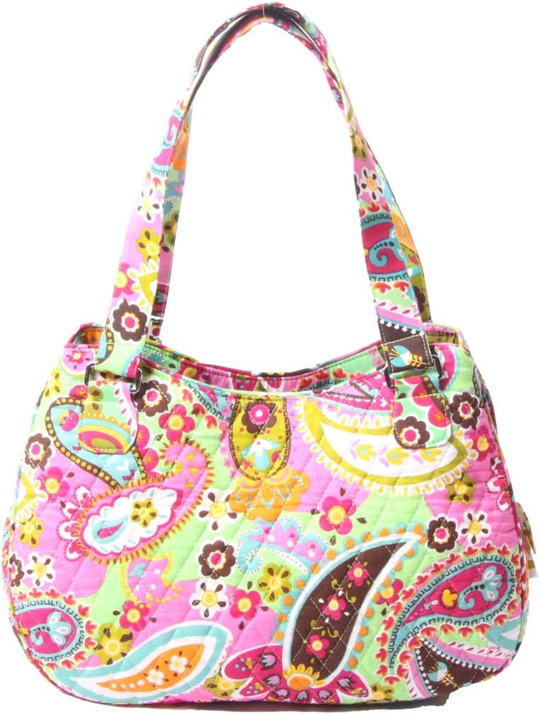 Quilted Cotton Handle Bags Shoulder Bag (Cyan)