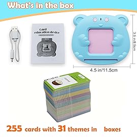 MAYAPHILOS 510 Sight Words Japanese and English Talking Flash Cards, Learn Japanese for Kids, Bilingual Toys for Toddlers Japanese Learning Toys Sensory Preschool Educational Birthday Gifts