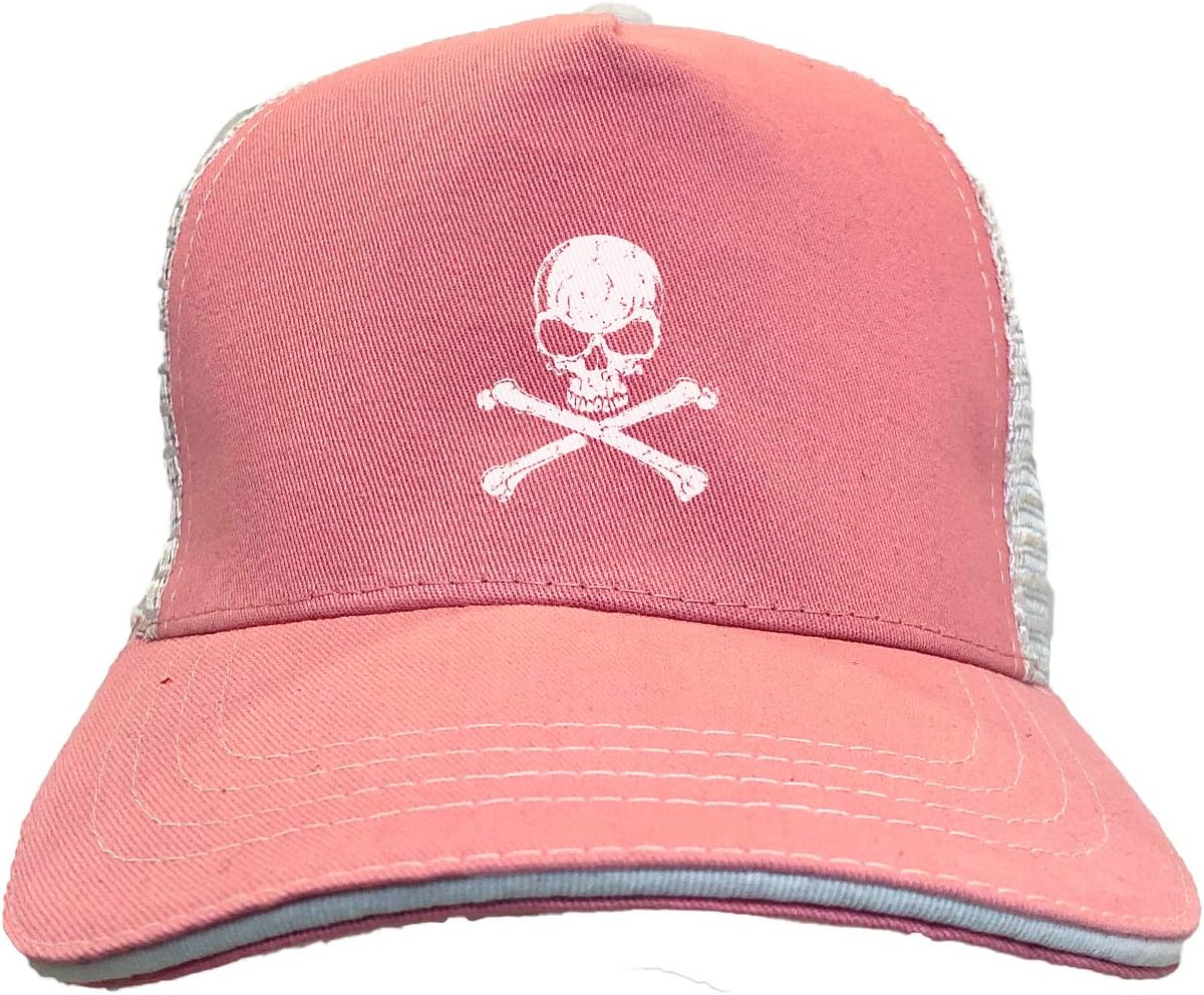 Tcombo Skull and Crossbones - Pirate Dead Twill Soft Mesh Trucker Hat