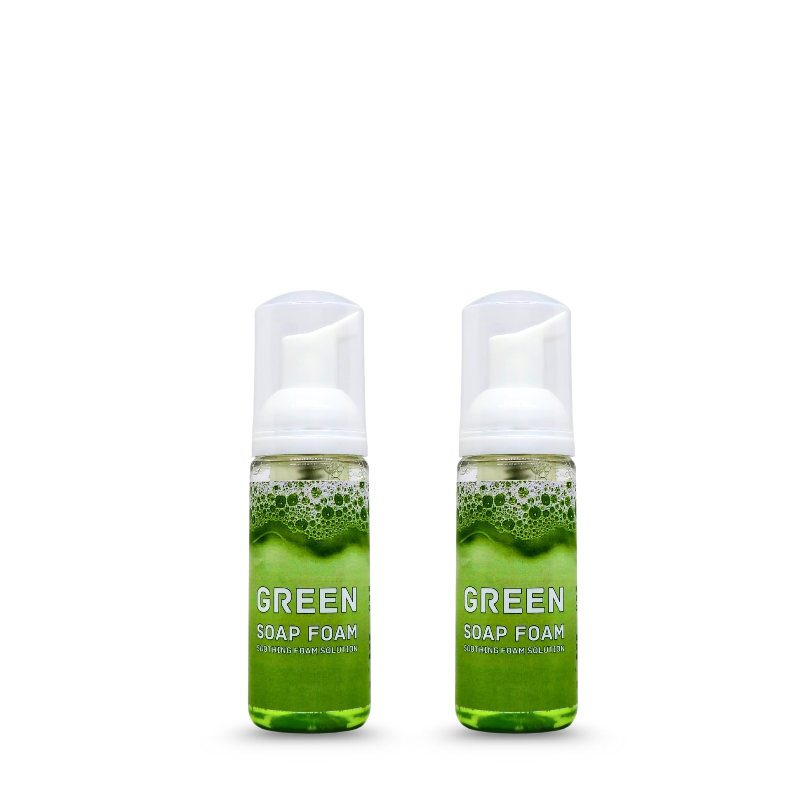 Green Soap Foam Tattoo & Piercing Aftercare | Professional Cleanser | 2-Pack, 60ml Each Antibacterial Wash-image-25