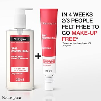 Neutrogena Sivilce Karşıtı ve Peeling Etkili Serum AHA PHA ve Salisilik Asit İçerikli Arındırıcı Yüz Serumu 30 ml