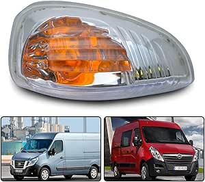 8X Per Renault Master Opel Movano 10-18 Indicatore Laterale Ambra - Foto 3