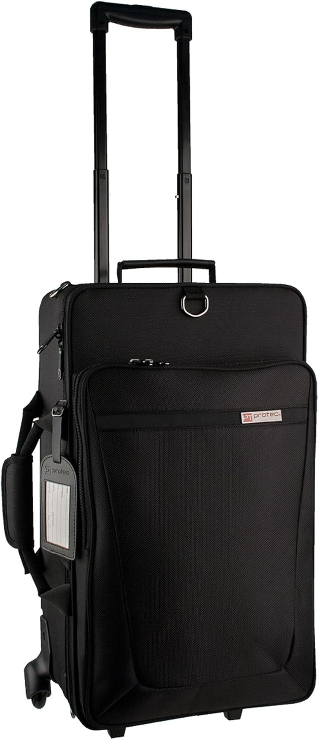 ProTec Trumpet/Auxiliary Combo PRO PAC Case with Wheels, Model PB301VAX : Musical Instruments