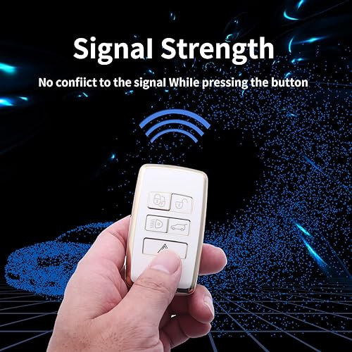 Miniatura 5 de Funda para llavero Land RoverJaguar, compatible con Evoque Velar Sport Discovery Freelander2 LR4 Land Rover Sport y Jaguar XF XJ XE F-PACE F-TYPE