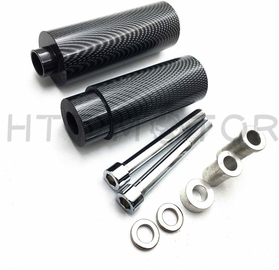 MT219-049-CN No Cut Frame Slider Crash Protector Compatible with 2006-2011 FJR1300 FJR 1300 CARBON