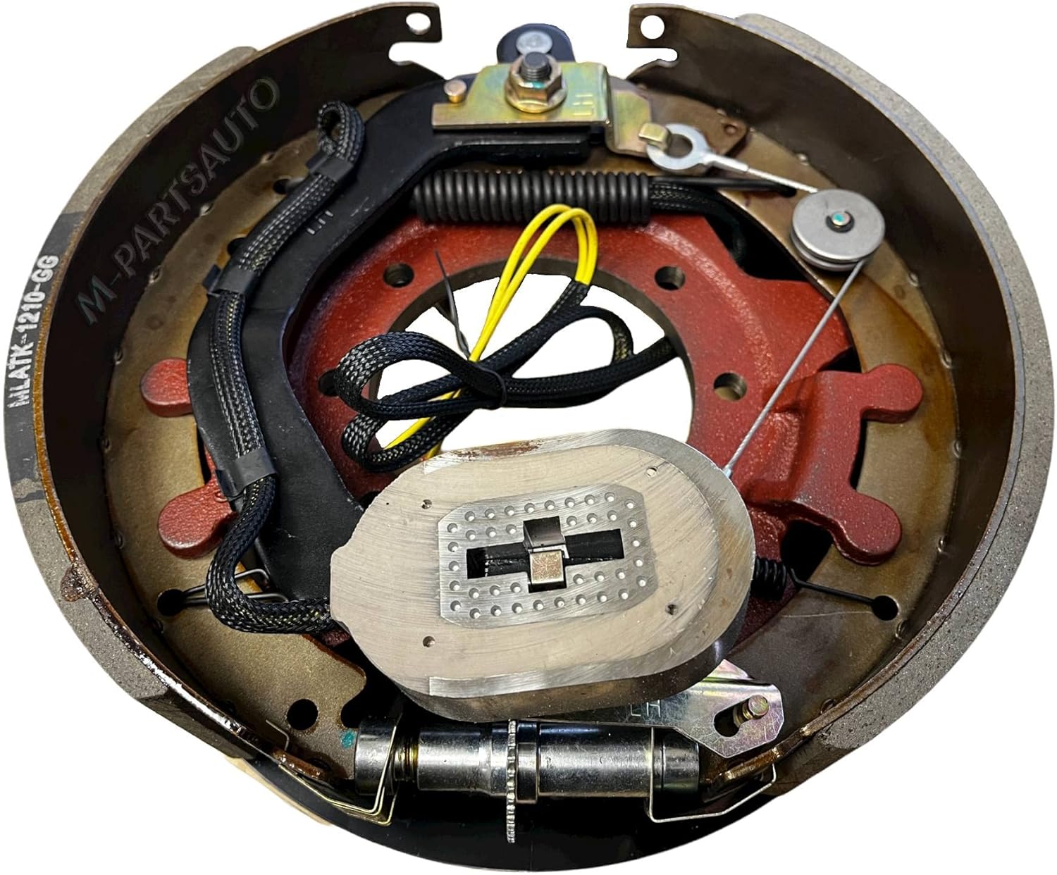 Auto 4 x Self Adjusting Electric Trailer Brakes Assembles for up to 10,000LB Capacity Axle, Trailer Brake Kit, Electric Trailer Brakes 2 x Left Side, 2 x Right Side MP11-20 (2 x 77-1210-1/2)
