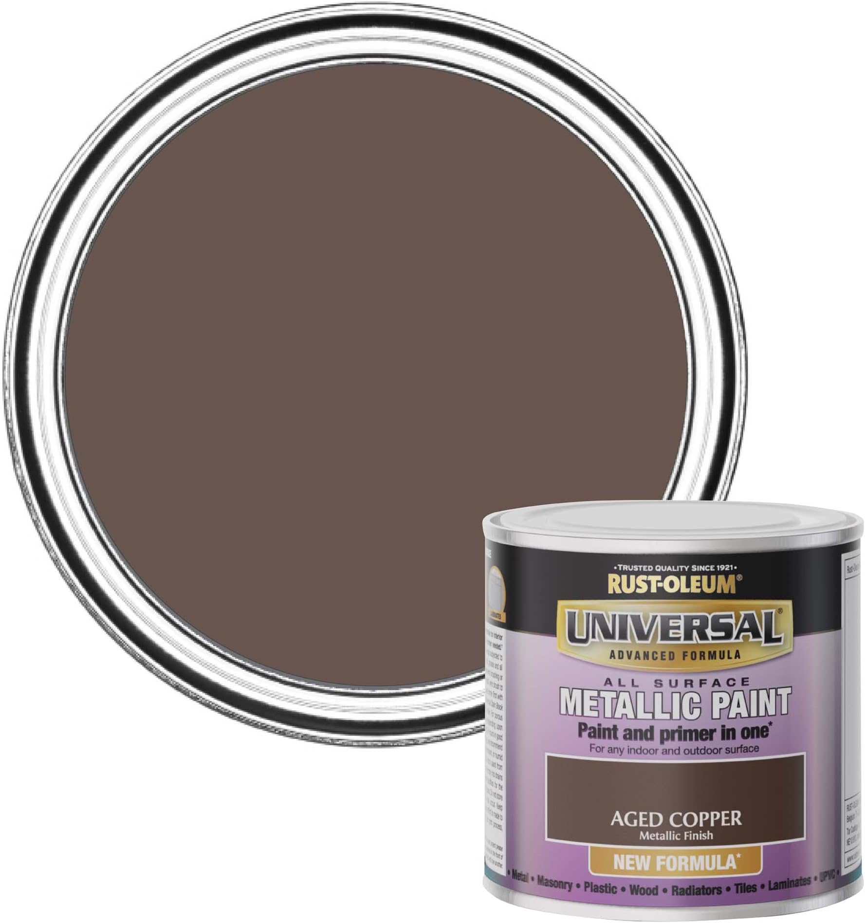 Universal Paint Metallic Aged Copper 250ml