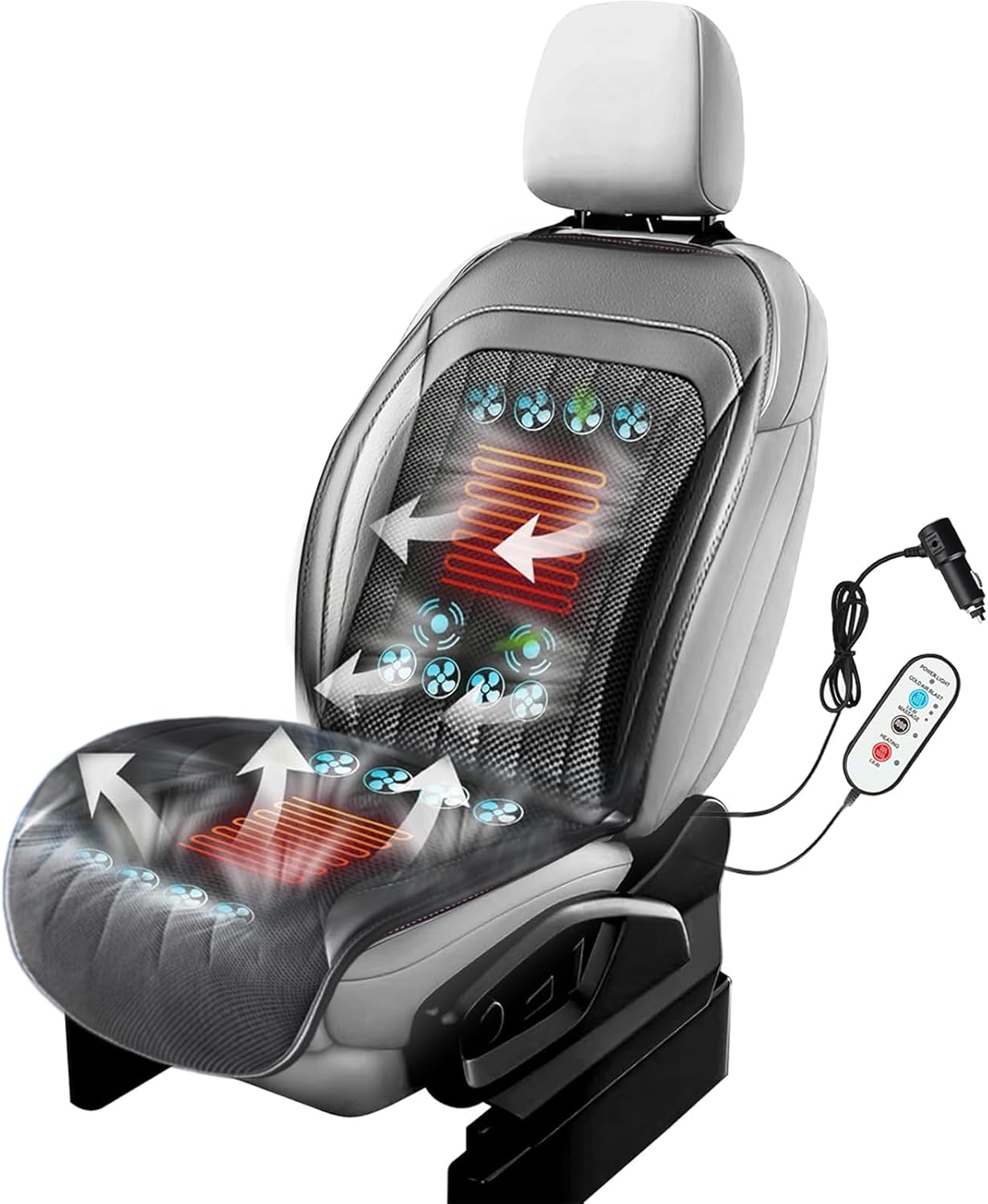 Fochutech 3-in-1 Climate Control Seat Cushion