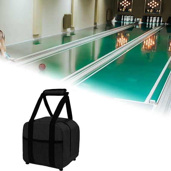 Bowling Ball Bag Bowling Handbag Storage Bag Portable Case Bowling Bag Single Bowling Tote Gym Bowling Equipment