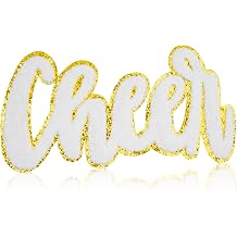 FANCIBAND 9.84" Cheer Iron On Patches Cheerleading Gifts
