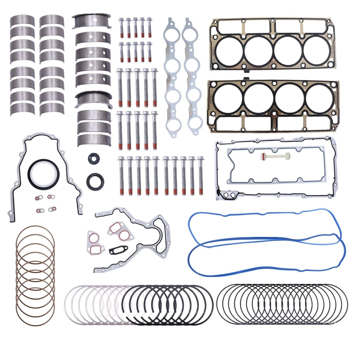 Priprilod Engine Rebuild Re-Ring Kit Compatible with Chevrolet GMC Gen III 4.8L 5.3L 6.0L 12558178、BTR73450、12617944