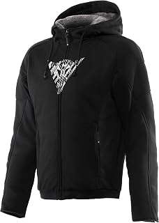 Dainese Herren Bovisa Safety Hoodie Full Zip Kapuzensweatshirt Mit Reißverschluss, Innenfutter Aus Fleece (1er Pack)