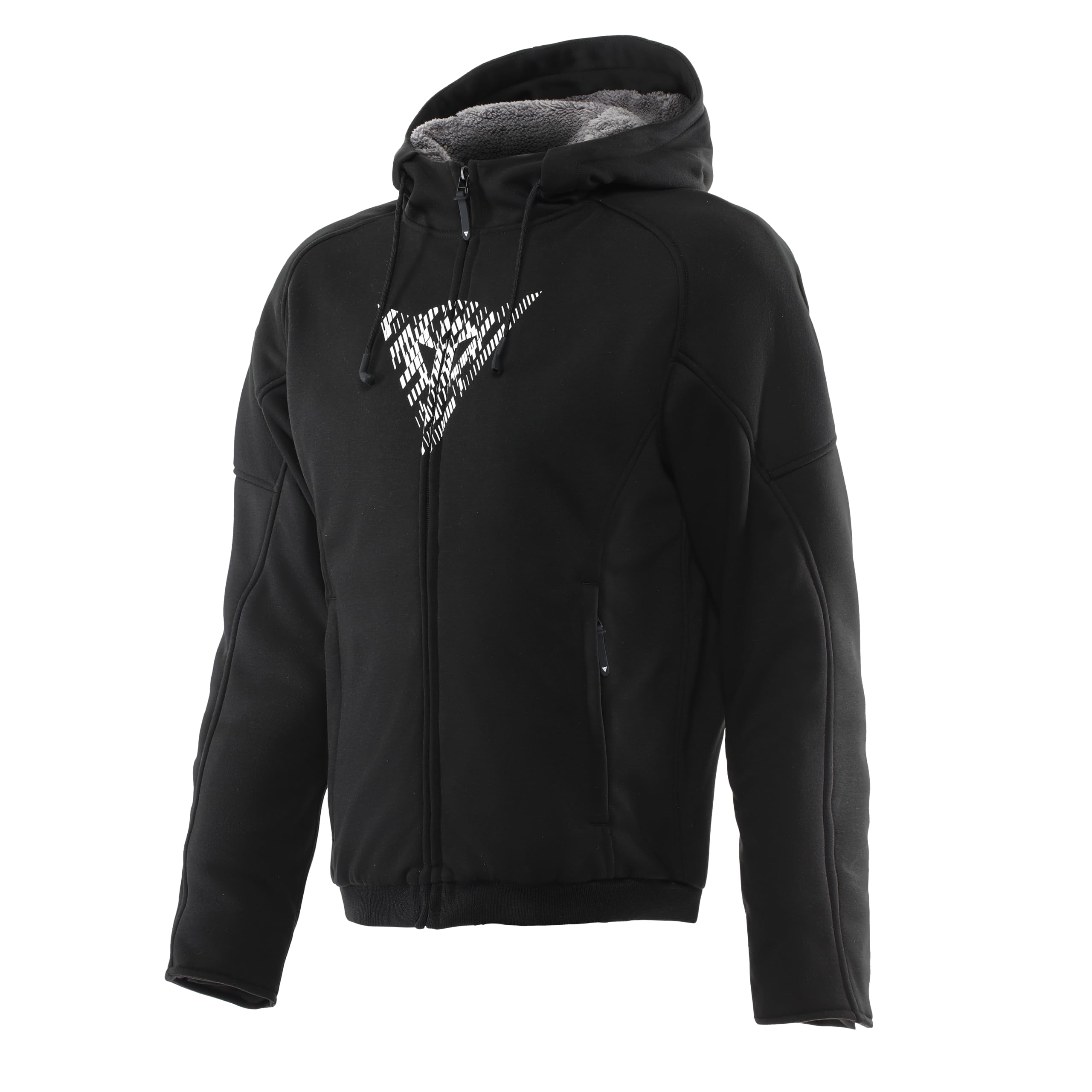 Dainese Herren Bovisa Safety Hoodie Full Zip Kapuzensweatshirt Mit Reißverschluss, Innenfutter Aus Fleece (1er Pack)
