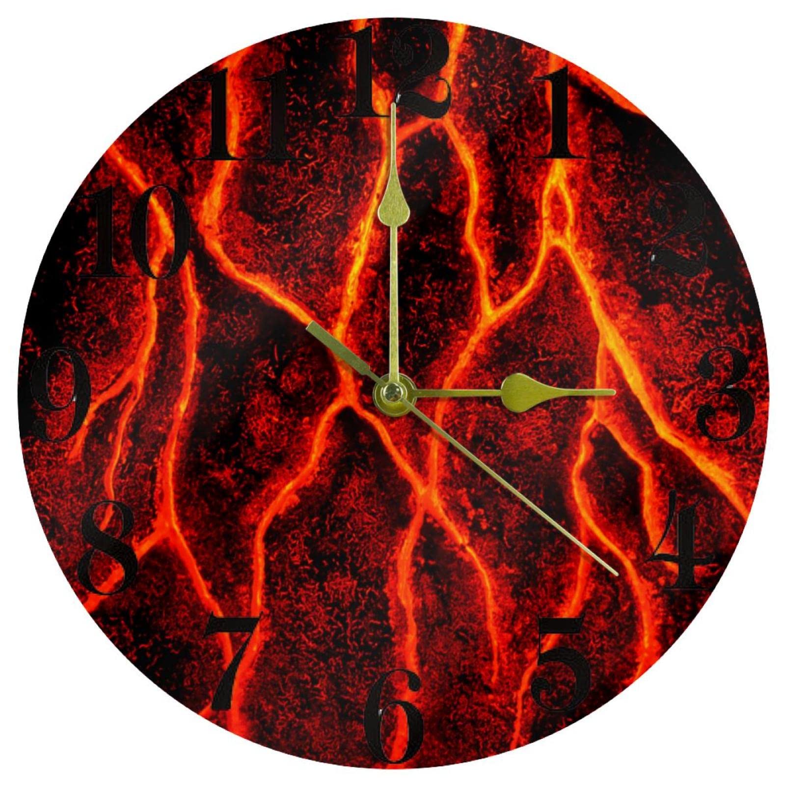 Horloge murale ronde Magma pour rythmer vos journées en cuisine et maison