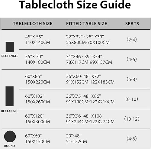 Miniatura 7 de Mantel rectangular bohemio, resistente a las manchas, repelente al agua y sin arrugas, decoración de mantel para el hogar, cocina, comedor, fiesta,