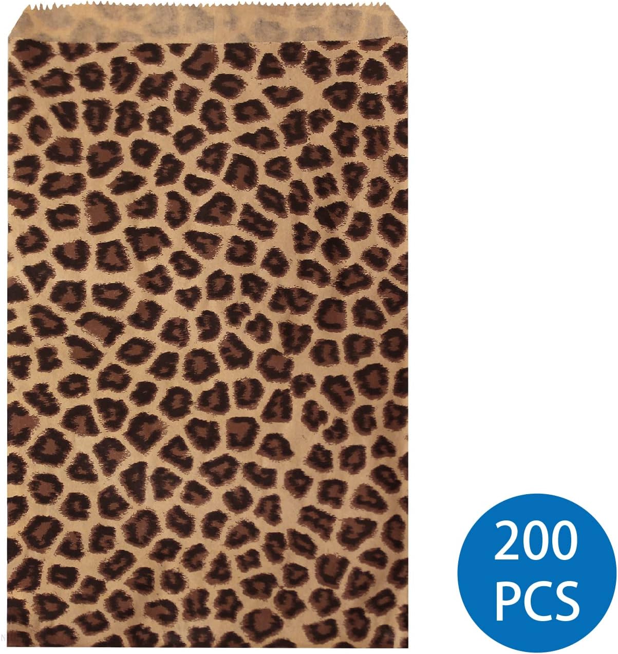 of Flat Plain Prints Paper or Patterned Kraft Bags for Candy,