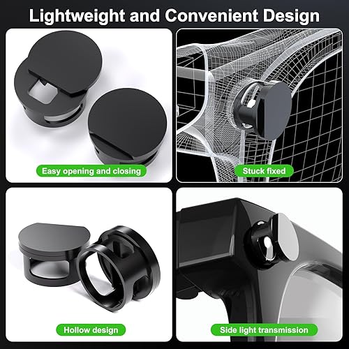 Miniatura 2 de 2 fundas de bloqueo de luz LED para gafas Ray Ban Meta, accesorios ligeros opacos de luz LED, compatibles con Way-farer, Skyler Headliner y gafas