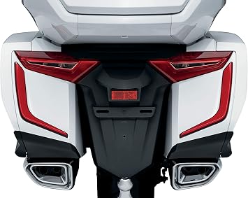 Kuryakyn 3262 Motorcycle Lighting Accessory: Omni LED Run/Turn/Brake Light Saddlebag Accent Inserts for 2018-20 Honda Gold Wing Motorcycles, 1 Pair, RED