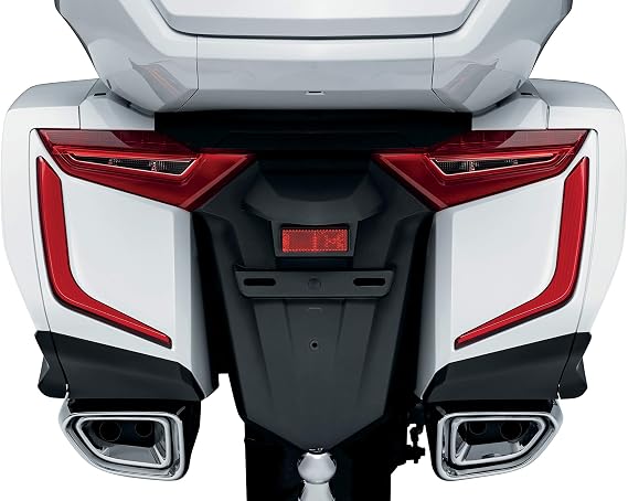 Kuryakyn 3262 Motorcycle Lighting Accessory: Omni LED Run/Turn/Brake Light Saddlebag Accent Inserts for 2018-20 Honda Gold Wing Motorcycles, 1 Pair, RED