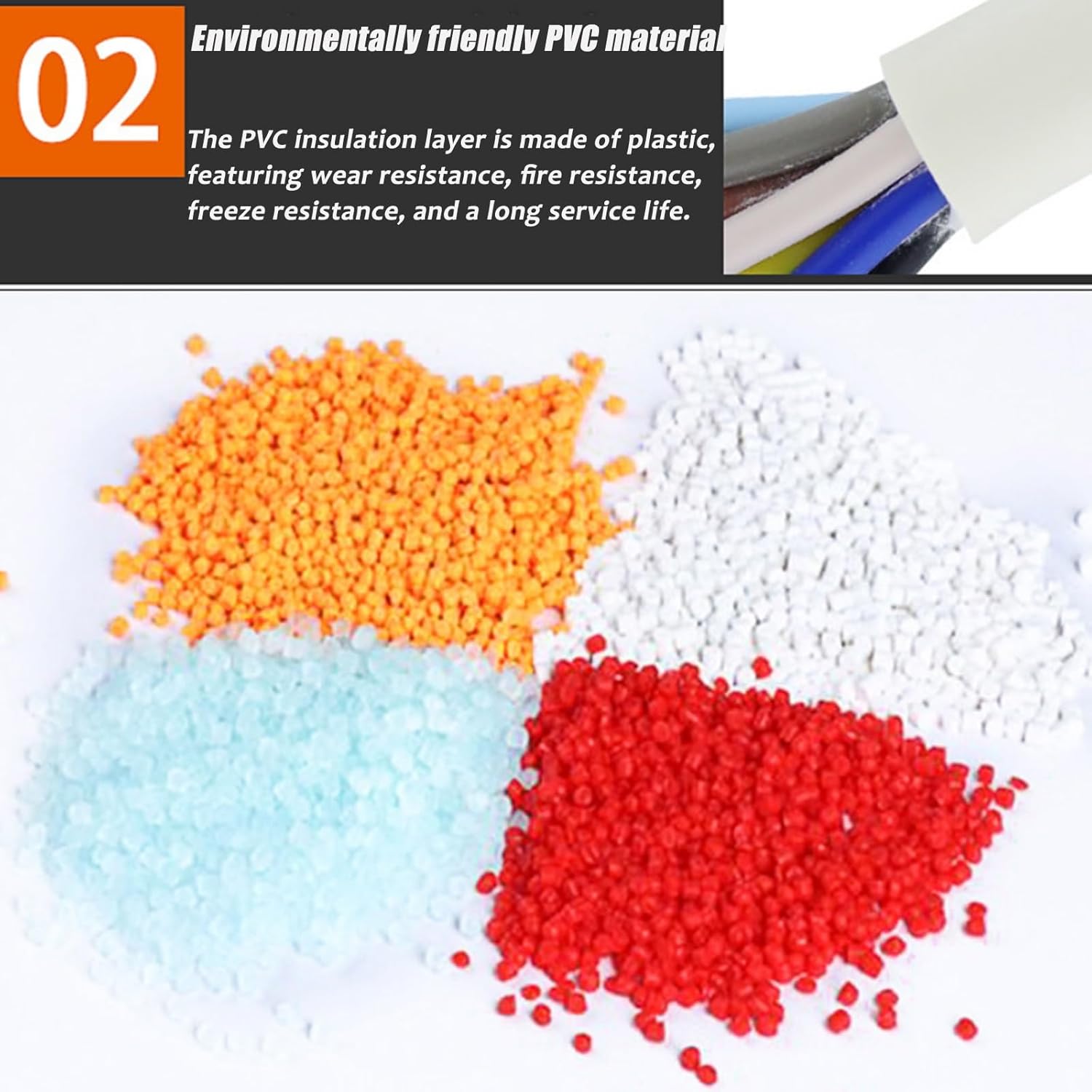 4/6/8/12 Core 0.5/0.75mm² Pure Copper White Flexible Cable (20/18 AWG),Multi-Core Control Signal Power Cable with Soft Jacket for Lighting,Bathroom Heater and Electrical Equipment(30ft,0.75mm2-7c)