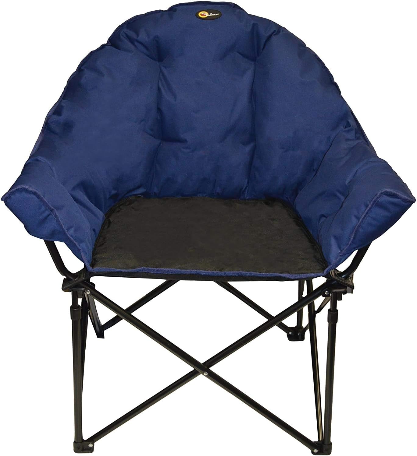 FAULKNER 49575 Big Dog Bucket Chair, Blue/Black