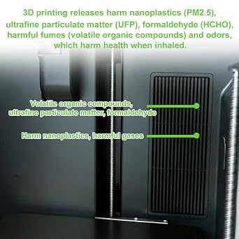 Bambu Lab用3Dプリンターエアフィルター2個、活性炭エアフィルター交換用実用的な3DプリンターアクセサリーBambu Lab P2S対応