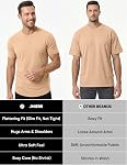 JMIERR Hommes T chemises manches courtes Col d'équipage Longline chemise 1 ou 3 Pack de coton, T-shirts, Classique, Hipster, Hippop, Sport, Workout, Chemises de plage, Tshirt pour les hommes, Fit régulier, Hawaïen