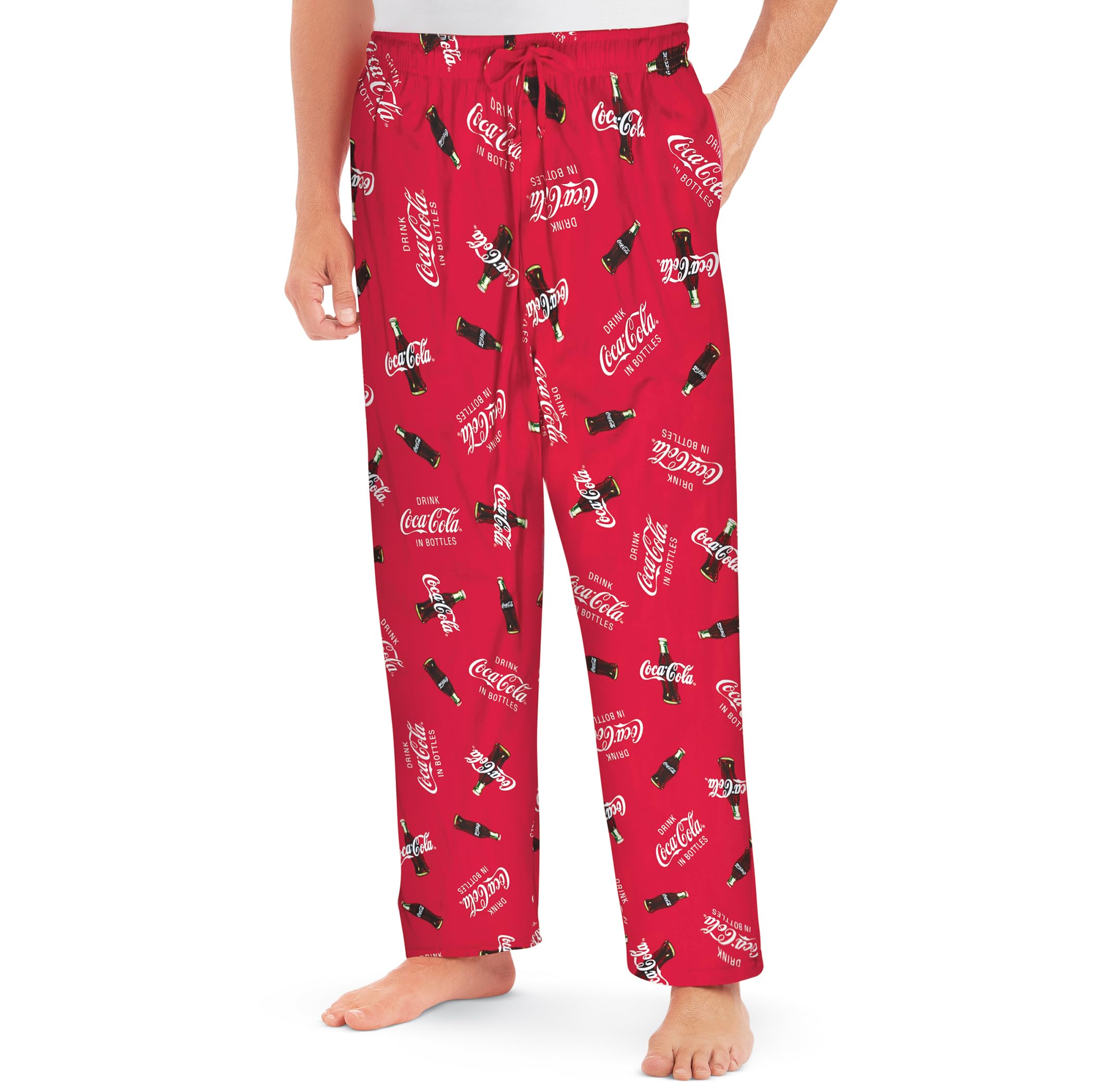 Amazon Coca Cola Pajama Set Coca-Cola Logo Men's Pyjama Set