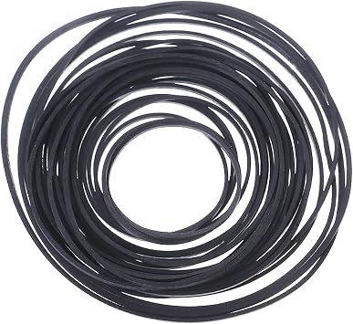 Pack of 50/100pcs Mixed Cassette Tape Player Drive Belts DVD Record Player Belts 0.7x0.7mm Rubber Belts
