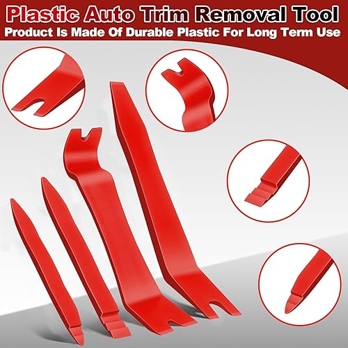 Miniatura 7 de Keze Kit de herramientas de eliminación de molduras automáticas de 7 piezas para panel de automóvil, clips de puerta y tapicería con herramienta de