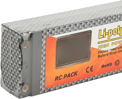 Miniatura 7 de Batería de 5200 mAh, 30C Tasa de descarga 7.4V 2S T Batería, Dis Plug RC Baterías Forma Potencia para Helicóptero Modelo de Coche Adecuado