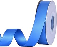 Vista 161 de YAMA Cinta de satén de doble cara, 7/8 pulgadas, 25 yardas para envolver regalos, color rosa