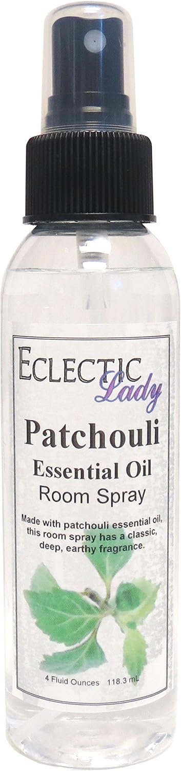 Patchouli Room Spray (Double Strength), 16 Ounces, No Artificial Colors, Parabens, or Preservatives - Fragrant Aromatic Room Mist For Home, Room, Office, Made With Essential Oils
